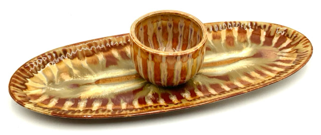 Handmade Pottery Chip & Dip