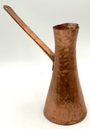 Handmade Hammered Copper Turkish Coffee Pot