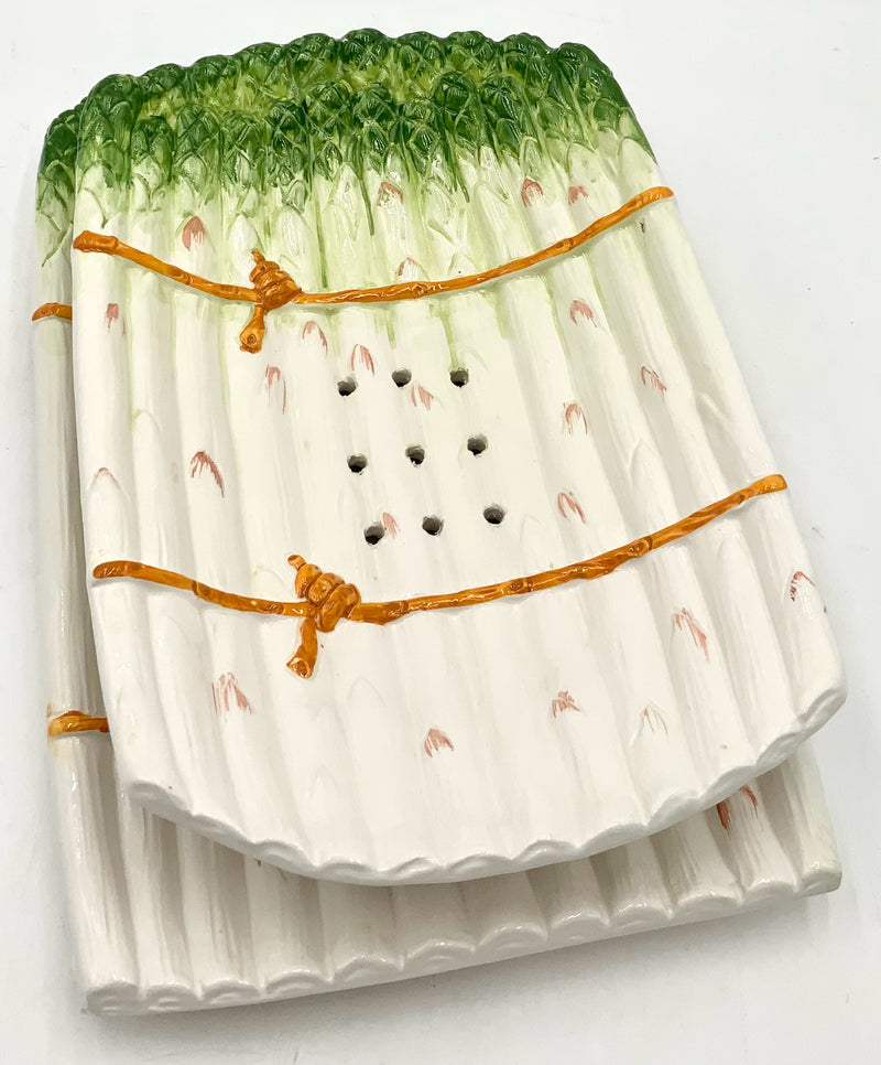 Italian Asparagus Tray with Underplate