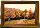 Giclee of Fall Trees in Wood Frame