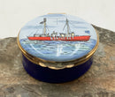 Halcyon Days The Hub of Nantucket Lidded Box