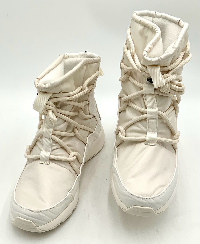 NIKE White Tanjun High Rise Sneaker Boots 8.5