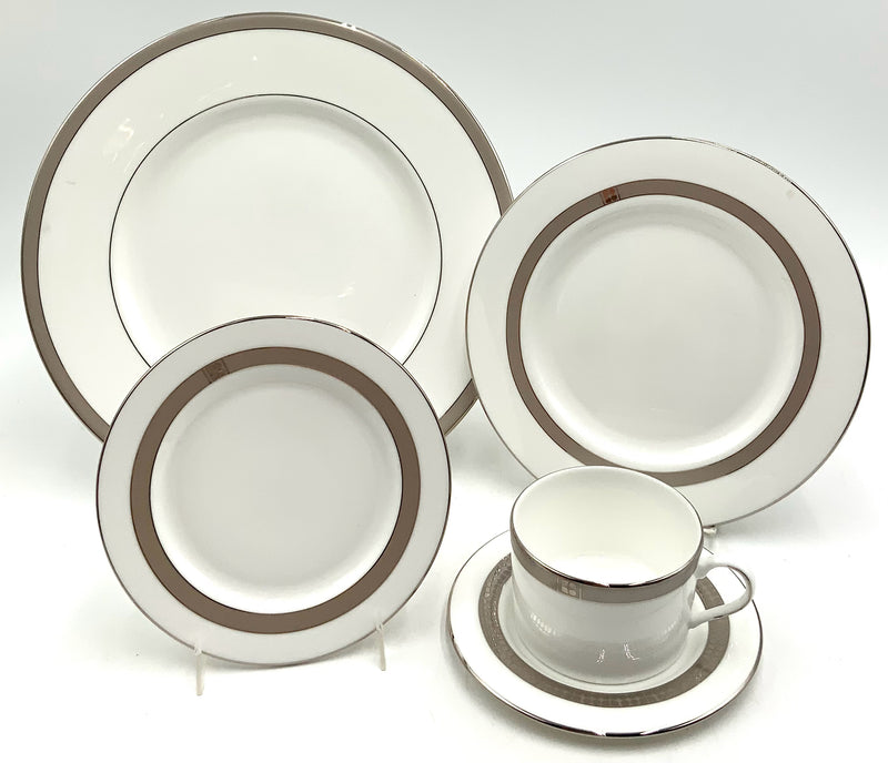 KATE SPADE For Lenox Noel Platinum Dinnerware Set for12 Plus Extras