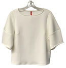 SPANX White "Airluxe" Puff Sleeve Top