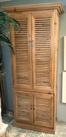 Tall Bookcase With Shutter Doors