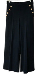 FIFTEEN-TWENTY Navy w/Goldtone Buttons Wide Leg Sailor Pants
