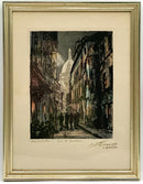 Pair of  Vintage Parisian Etchings