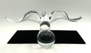 Steuben Signed Crystal Eagle In Flight