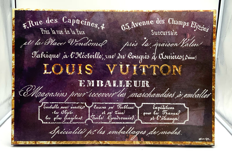 Oliver Gal Louis Vuitton Canvas Print