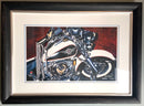 Chris Hartsfield Signed Motorcycle Lithograph