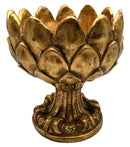 Gilt Pottery Artichoke Centerpiece