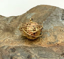 14kt Gold Unisphere Globe Charm/Pendant