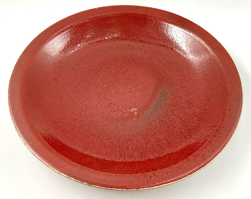 Pottery Barn Palermo Round Oxblood Charger