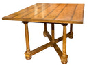 Wood Dining Table With Two Leaves