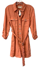 PILCRO Brick 3/4 Sleeve Belted Romper
