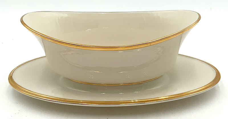 Lenox Eternal Sauce Boat with Underplate