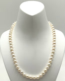 Sterling & Saltwater Pearl Beaded Necklace