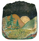 Handmade Raku Pottery Plate