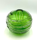 William Yeoward Miranda Green Glass Globe Vase