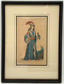 Set/6 Antique Hand Colored Lithographs