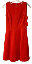 SPANX Red Fit and Flare S/L Knit Dress