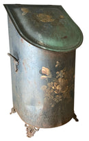 Antique Metal Coal Scuttle