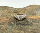 14kt White Gold & Diamond Ring
