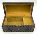 Vintage Leather Studded Jewel Box