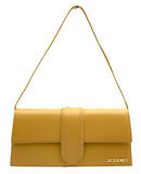 JACQUEMUS Yellow Long Leather Bambino Shoulder Bag