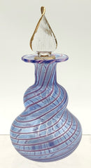 Murano Blue Handblown Glass Perfume Bottle