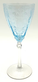 Set/8 Fostoria Blue Versailles Goblets