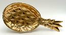Vintage Gold Metal Pineapple Bowl