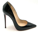 CHRISTIAN LOUBOUTIN Black Patent so Kate 120 Pumps 40B