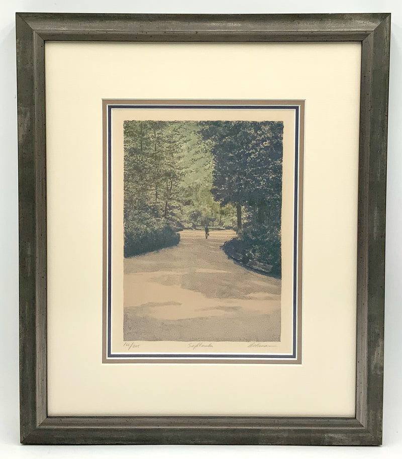 Harold Altman "September" Framed Lithograph