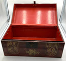 Asian Red Lacquer Trunk