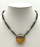 JACOB KELEHER 18kt Gold/Sterling & Diamond Necklace