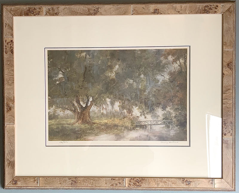 Signed & Numbered Print of Live Oak Trees