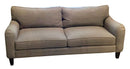Haverty's Two Cushion Sofa With Brown Upholstery