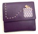 RADLEY Purple Lea w/Scottie in Pocket Accent Wallet