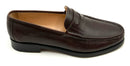BRIONI Chocolate Leather Penny Loafers 9