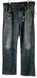 RAG & BONE Denim Blue "Miramar" Terry Straight Lg Pants
