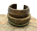 African Tribal Brass Cuff Bracelet Collection (3 Bracelets)