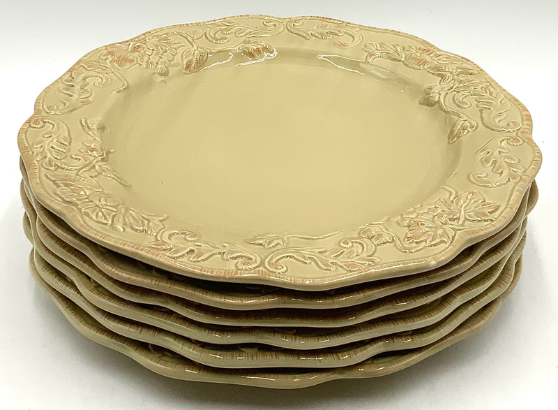 Set/6 Ballard Designs Anjou Round Chargers