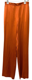 POLO Orange Mulberry Silk Wide Leg Pants