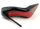 CHRISTIAN LOUBOUTIN Black Patent so Kate 120 Pumps 40B