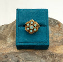 14kt Gold & Opal Cluster Ring