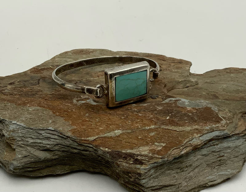 Mexican Sterling & Howlite Bracelet