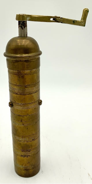 Vintage European Brass Spice Grinder