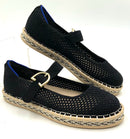 ROTHY'S Black Knit Espadrille Mary Janes 7