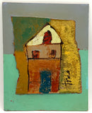 Original Abstract Mixed Media of House